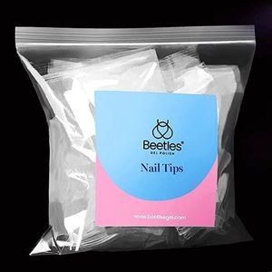 Beetles Clear 500Pcs Coffin Nail Tips